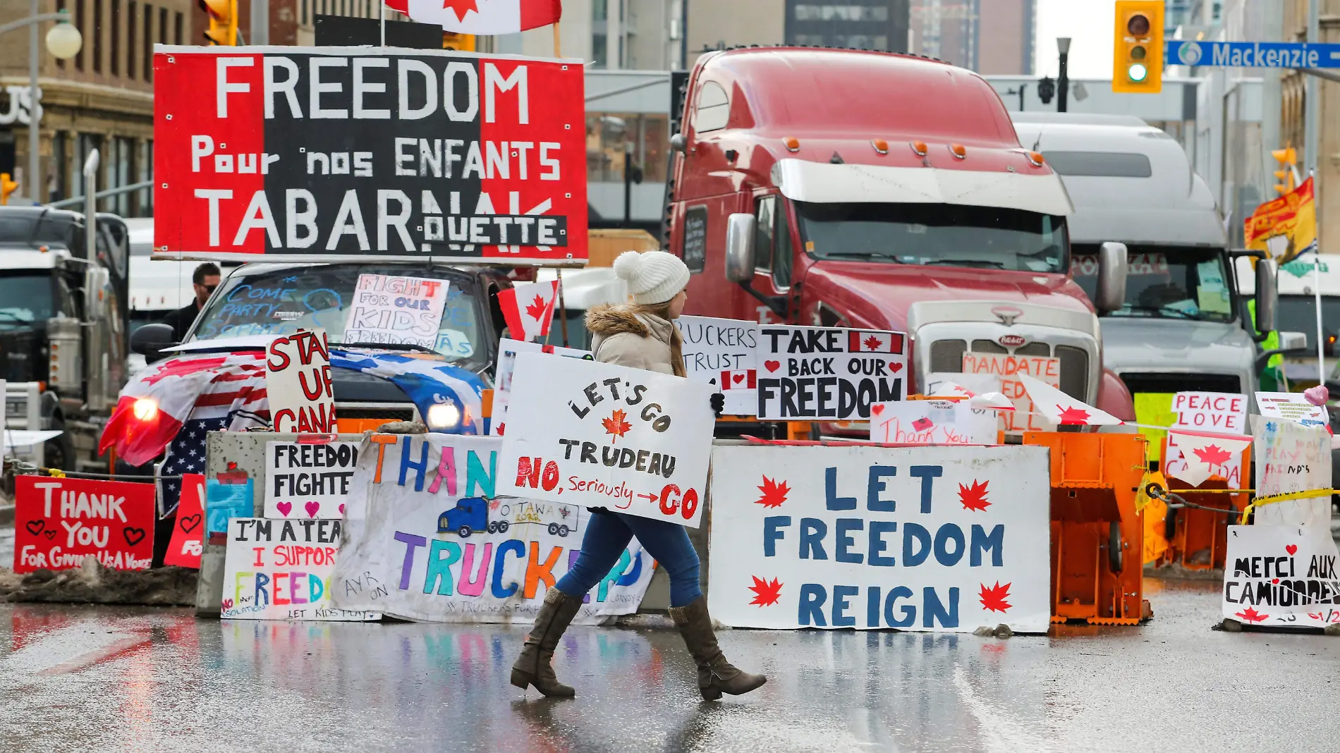 Protestas en Canadá